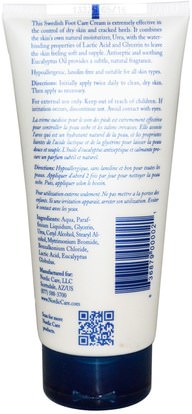 حمام، الجمال، قدم قدم رعاية، كريمات، أسفل Nordic Care, LLC., Foot Care Cream, 6 oz (180 ml)
