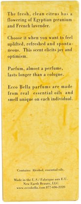 حمام، الجمال، بخاخ العطر Ecco Bella, Aromatherapy, Eau de Perfum Spray, Lemon Verbena, 1.0 fl oz (30 ml)