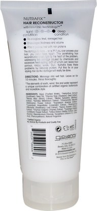 حمام، الجمال، الشعر، فروة الرأس، مكيفات Giovanni, Nutrafix Hair Reconstructor, 6.8 fl oz (200 ml)