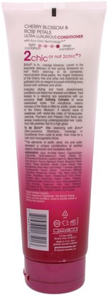 حمام، الجمال، دقة بالغة، فروة الرأس Giovanni, 2Chic, Ultra-Luxurious Conditioner, to Pamper Stressed Out Hair, Cherry Blossom & Rose Petals, 8.5 fl oz (250 ml)