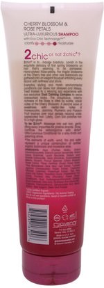 حمام، الجمال، دقة بالغة، فروة الرأس Giovanni, 2Chic, Ultra-Luxurious Shampoo, to Pamper Stressed Out Hair, Cherry Blossom & Rose Petals, 8.5 fl oz (250 ml)