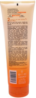 حمام، الجمال، دقة بالغة، فروة الرأس Giovanni, 2Chic, Ultra-Volume Conditioner, for Fine, Limp Hair, Tangerine & Papaya Butter, 8.5 fl oz (250 ml)