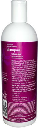 حمام، الجمال، الشعر، فروة الرأس، الشامبو، مكيف Beauty Without Cruelty, Shampoo, Volume Plus, 16 fl oz (473 ml)