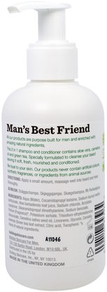حمام، الجمال، الشعر، فروة الرأس، الشامبو، مكيف Bulldog Skincare For Men, Original Beard Shampoo & Conditioner, 6.7 fl oz (200 ml)