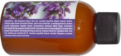حمام، الجمال، الشعر، فروة الرأس، الشامبو، مكيف Isvara Organics, Shampoo, Lavender, 3 fl oz (88.72 ml)