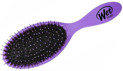 حمام، الجمال، دقة بالغة، فروة الرأس Wet Brush, Original Detangler Brush, Purple, 1 Brush