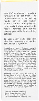 حمام، الجمال، كريمات اليد Home Health, Everclen, Hand Cream, 2 fl oz (59 ml)
