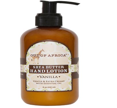 حمام، الجمال، كريمات اليد Out of Africa, Hand Lotion, Vanilla, 8 oz (230 ml)