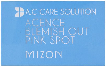 حمام، الجمال، الصحة، حب الشباب Mizon, Acence Blemish Pout Pink Spot, 1.01 oz (30 ml)