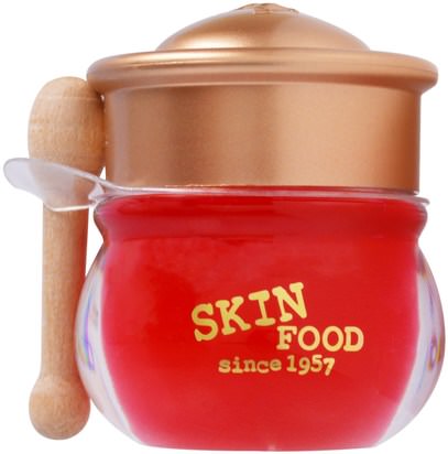 حمام، الجمال، العناية الشفاه، بلسم الشفاه Skinfood, Honey Pot Lip Balm, Berry, 2.40 oz