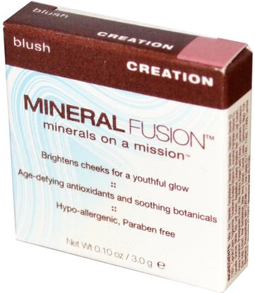 حمام، الجمال، ماكياج، استحى Mineral Fusion, Blush, Creation, 0.10 oz (3.0 g)