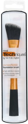 حمام، الجمال، ماكياج Real Techniques by Samantha Chapman, Your Base/Flawless, Foundation Brush, 1 Brush