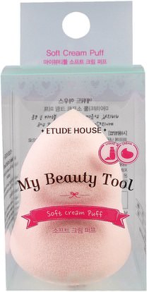حمام، الجمال، أدوات ماكياج، فرش الماكياج Etude House, My Beauty Tool, Soft Cream Puff, 1 Puff
