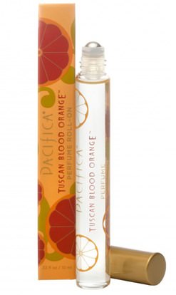 حمام، الجمال، العطور، بخاخ العطور Pacifica, Perfume Roll-On, Tuscan Blood Orange.33 fl oz (10 ml)