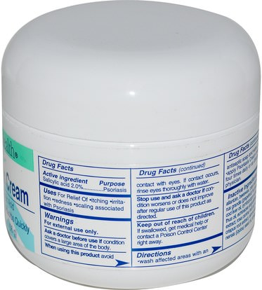 حمام، جمال، الصدفية والأكزيما، الصدفية Home Health, Psoriasis Cream, 2 oz (56 g)