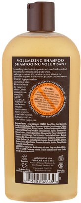 حمام، الجمال، الشامبو Eclair Naturals, Volumizing Shampoo, Vanilla & Sweet Orange, 12 fl oz (355 ml)
