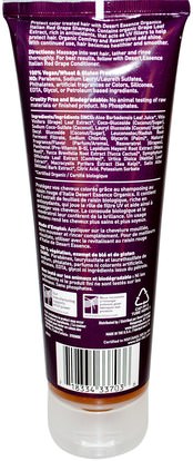 حمام، الجمال، الشامبو، الشعر، فروة الرأس، مكيف Desert Essence, Organics Shampoo, Italian Red Grape, 8 fl oz (237 ml)