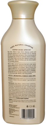 حمام، الجمال، الشامبو، الشعر، فروة الرأس، مكيف Jason Natural, Pure Natural Shampoo, Super Shine Apricot, 16 fl oz (473 ml)