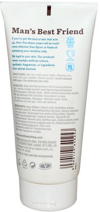 حمام، الجمال، كريم الحلاقة Bulldog Skincare For Men, Shave Cream, Sensitive, 5.9 fl oz (175 ml)