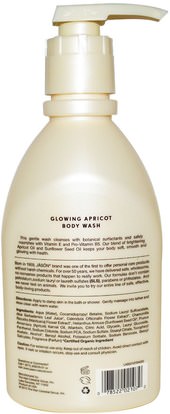 حمام، الجمال، هلام الاستحمام Jason Natural, Body Wash, Glowing Apricot, 30 fl oz (887 ml)