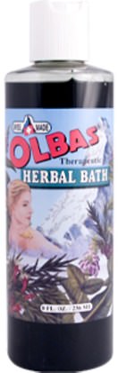 حمام، الجمال، هلام الاستحمام Olbas Therapeutic, Herbal Bath, 8 fl oz (236 ml)