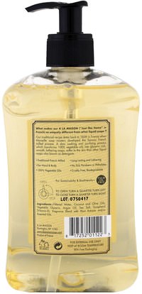 حمام، الجمال، الصابون A La Maison de Provence, Hand and Body Soap, Fresh Sea Salt, 16.9 fl oz (500 ml)