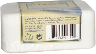 حمام، الجمال، الصابون A La Maison de Provence, Hand & Body Bar Soap, Fresh Sea Salt, 8.8 oz (250 g)