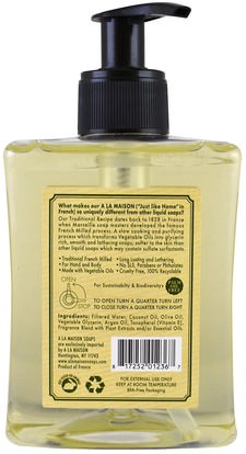 حمام، الجمال، الصابون A La Maison de Provence, Liquid Soap For Hand & Body, Rosemary Mint, 10 fl oz (300 ml)