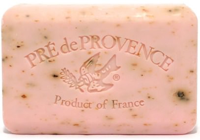 حمام، الجمال، الصابون European Soaps, LLC, Pre de Provence, Bar Soap, Rose Petal, 8.8 oz (250 g)