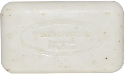 حمام، الجمال، الصابون European Soaps, LLC, Pre de Provence, Bar Soap, White Gardenia, 5.2 oz (150 g)