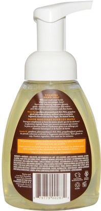 حمام، الجمال، الصابون، رغوة الصابون Hugo Naturals, Foaming Hand Soap, Vanilla & Sweet Orange, 8.5 fl oz (251 ml)