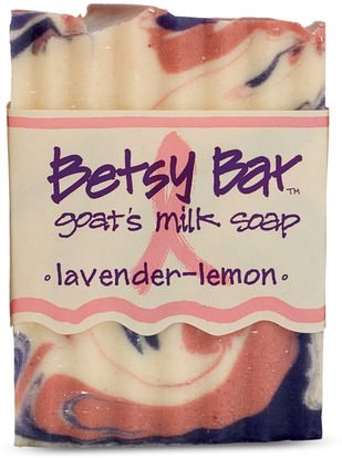 حمام، الجمال، الصابون Indigo Wild, Betsy Bar, Goats Milk Soap, Lavender-Lemon, 3 oz