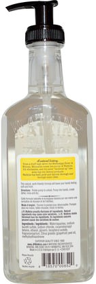حمام، الجمال، الصابون J R Watkins, Natural Hand Soap, Lemon, 11 fl oz (325 ml)