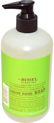 حمام، الجمال، الصابون Mrs. Meyers Clean Day, Liquid Hand Soap, Apple Scent, 12.5 fl oz (370 ml)