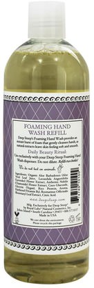 حمام، الجمال، الصابون، الغيارات Deep Steep, Foaming Hand Wash, Refill, Lavender - Chamomile, 16 fl oz (474 ml)