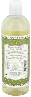 حمام، الجمال، الصابون، الغيارات Deep Steep, Foaming Hand Wash, Refill, Rosemary - Mint, 16 fl oz (474 ml)