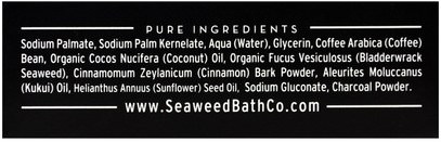 حمام، الجمال، الصابون Seaweed Bath Co., Detox Cellulite Soap, 3.75 oz (106 g)