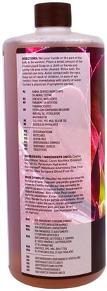 حمام، الجمال، الصابون، هلام الاستحمام Desert Essence, Castile Liquid Soap with Eco-Harvest Tea Tree Oil, 32 fl oz (960 ml)