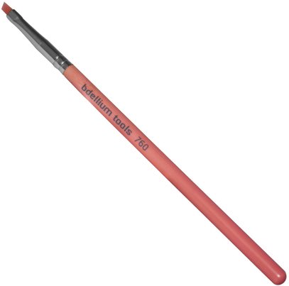 Bdellium Tools, Pink Bambu Series, Eyes 760, 1 Liner/Brow Brush ,حمام، الجمال، أدوات ماكياج، فرش الماكياج