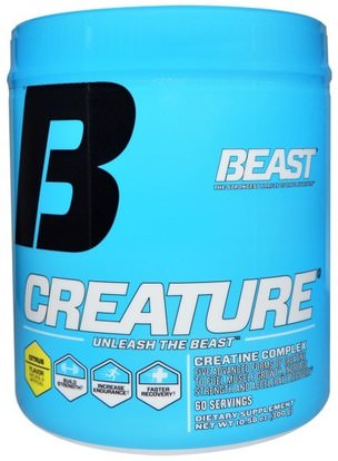 Beast Sports Nutrition, Creature Powder, Citrus Flavor, 10.58 oz (300 g) ,والرياضة، والرياضة، والعضلات