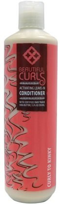 Beautiful Curls, Activating Leave-In Conditioner, Curly to Kinky, 12 fl oz (350 ml) ,حمام، الجمال، الشعر، فروة الرأس، الشامبو، مكيف، مكيفات