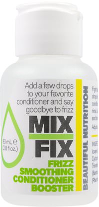 Beautiful Nutrition, Mix Fix, Frizz Smoothing Conditioner Booster, 2.8 fl oz (83 ml) ,حمام، الجمال، الشعر، فروة الرأس، الشامبو، مكيف
