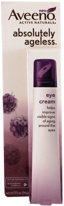 الجمال، كريمات العين Aveeno, Absolutely Ageless, Eye Cream.5 oz ( 14 g)