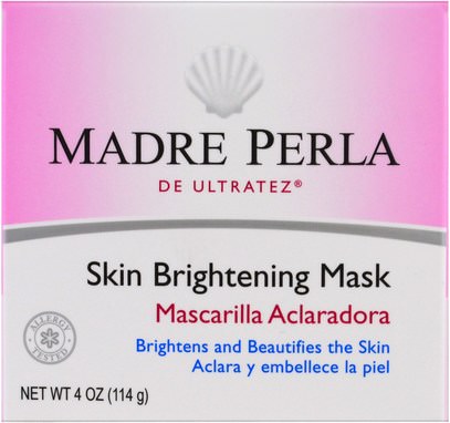 الجمال، العناية بالوجه، اشراق العناية بالوجه De La Cruz, Madre Perla, Skin Brightening Mask, 4 oz (114 g)