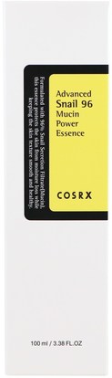 الجمال، العناية بالوجه Cosrx, Advanced Snail 96 Mucin Power Essence, 3.38 fl oz (100 ml)