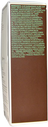 الجمال، العناية بالوجه، منظفات الوجه Pangea Organics, Facial Cleanser, Australian Wild Plum & Willow, 4 fl oz (118 ml)
