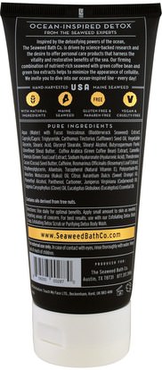 الجمال، العناية بالوجه Seaweed Bath Co., Firming Detox Cream, Refresh, Orange, Eucalyptus & Cedar, 6 fl oz (177 ml)