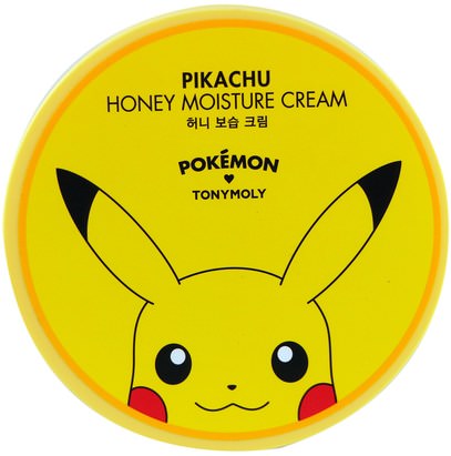 الجمال، العناية بالوجه Tony Moly, Pokemon, Honey Moisture Cream, Pikachu, 300 ml