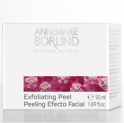 الجمال، تقشير الوجه، أقنعة الوجه AnneMarie Borlind, Exfoliating Peel, 1.69 fl oz (50 ml)