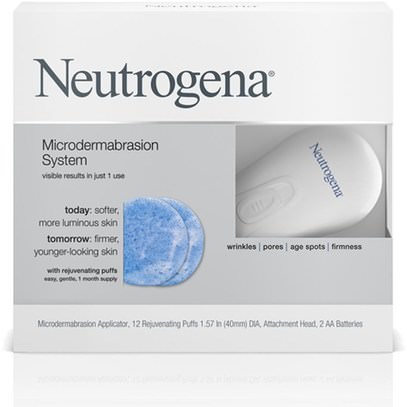 الجمال، تقشير الوجه Neutrogena, Microdermabrasion System, 1 Kit